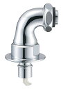 【中古】SANEI 洗濯機用L型ニップル 自動止水機能 万能ホーム水栓用 W26山20 PY12-40X