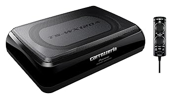 【中古】パイオニア スピーカー TS-WX120A サブウーファー 20cm×13cm パワードサブウーファー カロッツェリア