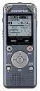 【中古】OLYMPUS ICレコーダー VoiceTrek 4GB リニアPCM対応 FMチューナー付 GRY グレー WS-805