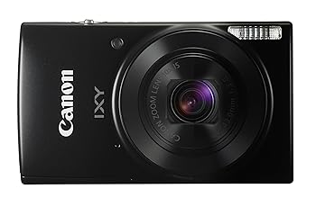 【中古】Canon デジタルカメラ IXY 190 ブラック 光学10倍ズーム IXY190BK