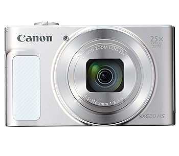 【中古】Canon コンパクトデジタルカメラ PowerShot SX620 HS ホワイト 光学25倍ズーム/Wi-Fi対応 PSSX..