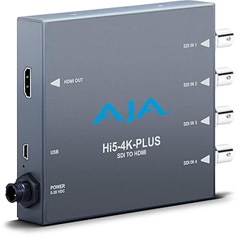 【中古】AJA ミニコンバーター ビデオコンバーター HI5-4K-PLUS 4K/UltraHD SDIからHDMI 2.0 【中古】AJA ミニコンバーター ビデオコンバーター HI5-4K-PLUS 4K/UltraHD SDIからHDMI 2.0