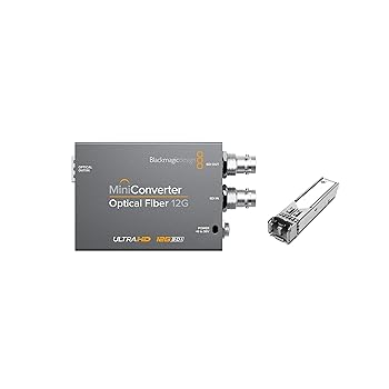 【中古】Blackmagic Deisgn ミニコンバーター 光ファイバー 12G バンドル 3G SFP 光学モジュール 【中古】Blackmagic Deisgn ミニコンバーター 光ファイバー 12G バンドル 3G SFP 光学モジュール