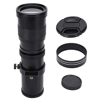 【中古】Aukson 望遠レンズ ブラック 420-800mm F/8.3-16 全マニュアルフォーカスカメラレンズ T2マウント 一眼レフカメラ 遠距離撮影 望遠ズームレンズ 【中古】Aukson 望遠レンズ ブラック 420-800mm F/8.3-16 全マニュアルフォーカスカメラレンズ T2マウント 一眼レフカメラ 遠距離撮影 望遠ズームレンズ