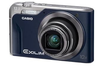 【中古】CASIO デジタルカメラ EXILIM EX-H10 ブルー EX-H10BE