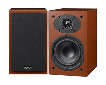 【中古】DENON スピーカーシステム 木目 SC-M39-CW