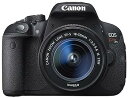 【中古】Canon デジタル一眼レフカメラ EOS Kiss X7i レンズキット EF-S18-55mm F3.5-5.6 IS STM ブラック KISSX...