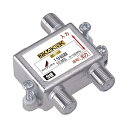 【中古】DXアンテナ 分岐器 2K 4K 8K 対応 1分岐 屋内用 F型端子 ノイズに強いダイカスト製高シールド構造 1CMS