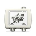 【中古】DXアンテナ 分配器 2K 4K 8K 対応 2分配 全端子間通電 金メッキプラグ F型端子 2DLRSB