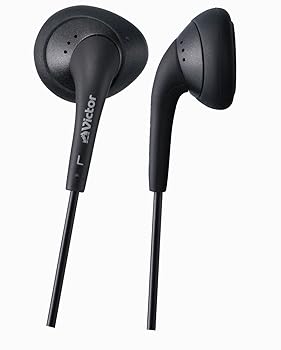 【中古】JVC HP-F240-B イヤホン ピオーネブラック