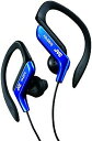 【中古】JVCケンウッド JVC HA-EB75-A イヤホン 耳掛け式 防滴仕様 スポーツ用 ブルー