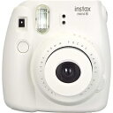 【中古】FUJIFILM インスタントカメラ チェキ instax mini 8 ホワイト INS MINI 8 WHITE