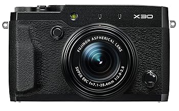 【中古】FUJIFILM プレミアムコンパクトデジタルカメラ X30 ブラック FX-X30B