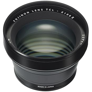 【中古】FUJIFILM X100用テレコンバージョンレンズ ブラック TCL-X100B II