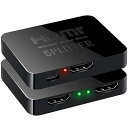 【中古】Hikary HDMI 分配器 1入力2出力 3D対応 HDMI スプリッター 2画面同時出力可能! 4K2K2160p/3D映像対応