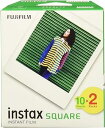【中古】instax 富士フイルムFUJIFILM スクエアフォーマットフィルム 20枚入 instax SQUARE INSTAX SQUARE WW 2