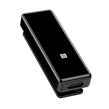 【中古】FiiO μBTR ブラック SBC AAC aptX対応 Bluetoothレシーバー 9時間連続再生 通話用マイク内蔵 U..