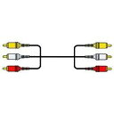 【中古】JVCケンウッド ビクター ピンプラグX3-ピンプラグX3 1M VX-17G