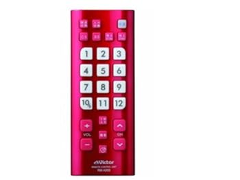 【中古】JVCケンウッド ビクター テレビ用リモートコントローラー レッド RM-A205-R