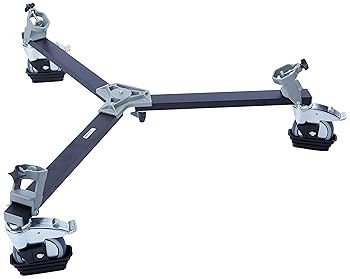 【中古】Manfrotto 114 シネ/ビデオ デラックスドリー、117X三脚用 5インチホイール - 3067の交換品 ブラック 【中古】Manfrotto 114 シネ/ビデオ デラックスドリー、117X三脚用 5インチホイール - 3067の交換品 ブラック