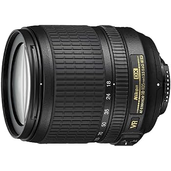【中古】Nikon AF-S DX NIKKOR 18-105mm f/3.5-5.6G ED VR Lens