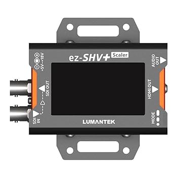 Lumantek ez-SHV+ SDI to HDMI コンバータ　ディスプレイ