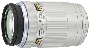 【中古】OLYMPUS 超望遠ズームレンズ M.ZUIKO DIGITAL ED 75-300mm F4.8-6.7 シルバー