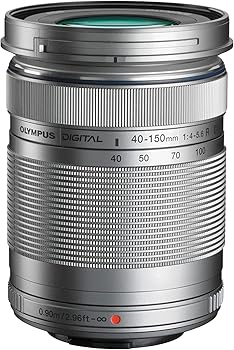 【中古】OLYMPUS 望遠ズームレンズ M.ZUIKO DIGITAL ED 40-150mm F4.0-5.6 R シルバー