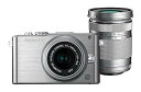 【中古】OLYMPUS ミラーレス一眼 PEN Lite E-PL3 ダブルズームキット シルバー E-PL3 DZKIT SLV(2)