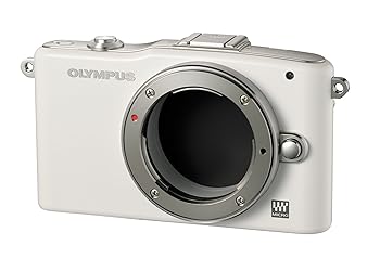 【中古】OLYMPUS ミラーレス一眼 PEN mini E-PM1 ボディ ホワイト E-PM1 BODY WHT