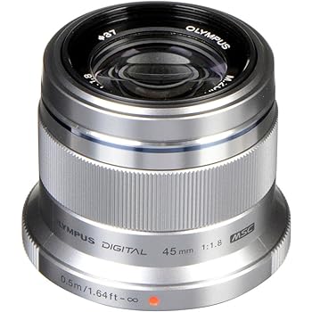 【中古】OLYMPUS 単焦点レンズ M.ZUIKO DIGITAL 45mm F1.8 シルバー
