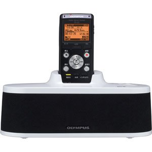 【中古】OLYMPUS ICレコーダー機能付ラジオ録音機 ラジオサーバーポケットスピーカー&アンテナステーション付 PJ-25