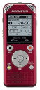 【中古】OLYMPUS ICレコーダー VoiceTrek 4GB リニアPCM対応 FMチューナー付 RED レッド V-802