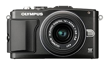 【中古】OLYMPUS ミラーレス一眼 PEN Lite E-PL5 レンズキット ブラック E-PL5 LKIT BLK