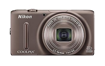 【中古】Nikon デジタルカメラ COOLPIX S9500 光学22倍ズーム Wi-Fi対応 セピアブラウン S9500BR