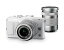 【中古】OLYMPUS ミラーレス一眼 PEN Lite E-PL6 ダブルズームキット ホワイト E-PL6 DZKIT WHT