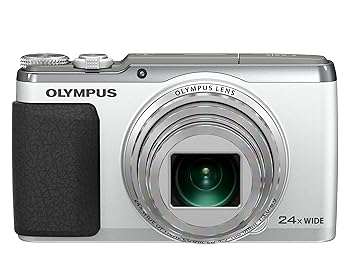 【中古】OLYMPUS デジタルカメラ STYLUS SH-60 3軸フォト手ぶれ補正&ハイブリッド5軸ムービー手ぶれ補正 光学24倍&超解像48倍ズーム シルバー SH-60 SLV