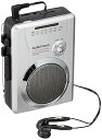 【中古】OHM AudioComm ラジオカセット AM/FM ラジオ番組録画可能 CAS-710Z