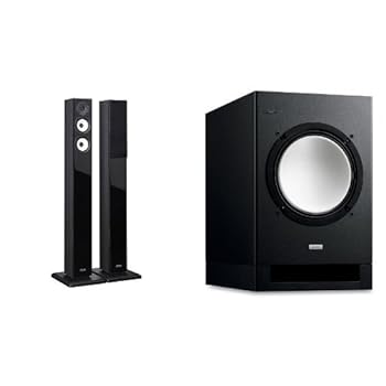 【中古】ONKYO 2ウェイ・スピーカーシステム2台1組 黒モデル D109XEB