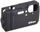 【中古】Nikon シリコンジャケット CF-CP3 BK ブラックNikon デジタルカメラ COOLPIX W300用
