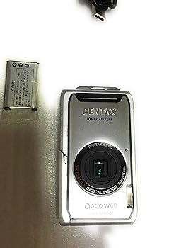 【中古】PENTAX デジタルカメラ OPTIO オプティオ W60 シルバー 1000万画素 光学 ...