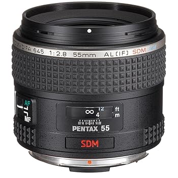 【中古】Pentax 固定 55mm f/2.8 標準レンズ Pentax 645D用
