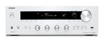 【中古】ONKYO ネットワークステレオレシーバー シルバー TX-8050S