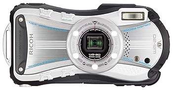 RICOH - 【中古】RICOH 防水デジタルカメラ RICOH WG-20 ホワイト 防水10m耐ショック1.5m耐寒-10度 RICOH WG-20WH 08064