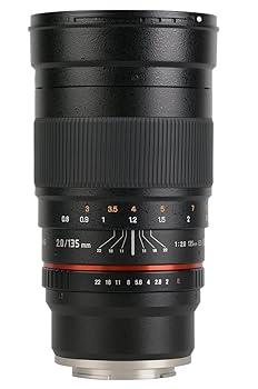 【中古】SAMYANG 単焦点中望遠レンズ 135mm F2.0 キヤノンM用 883898