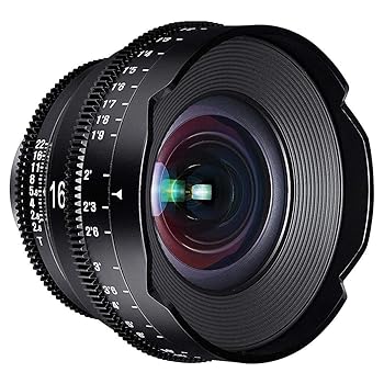 【中古】ROKINON XEEN 16mm T2.6 プロフェッショナルシネレンズ PLマウントプロビデオカメラ用 ブラック XN16-PL
