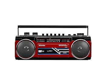 【中古】SANSUI Bluetooth搭載ラジカセUSB/SDカードMP3再生対応 SCR-B2RD