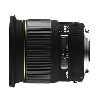 【中古】SIGMA 単焦点広角レンズ 20mm F1.8 EX DG ASPHERICAL RF ソニー用 フルサイズ対応