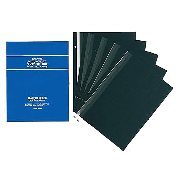 【中古】セキセイ SEKISEI スペアアルバム台紙 フリー ハーパーハウス XP-2501用 黒台紙 5枚入 XP-25F