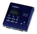 【中古】SONY ソニー MZ-R55 ブルー ポータブルMDレコーダー MDLP非対応/録音/再生兼用機/録再/MDウォークマン